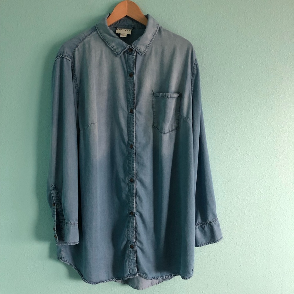 Ava & Viv Chambray Shirt